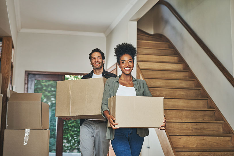 Tenants moving into a new property