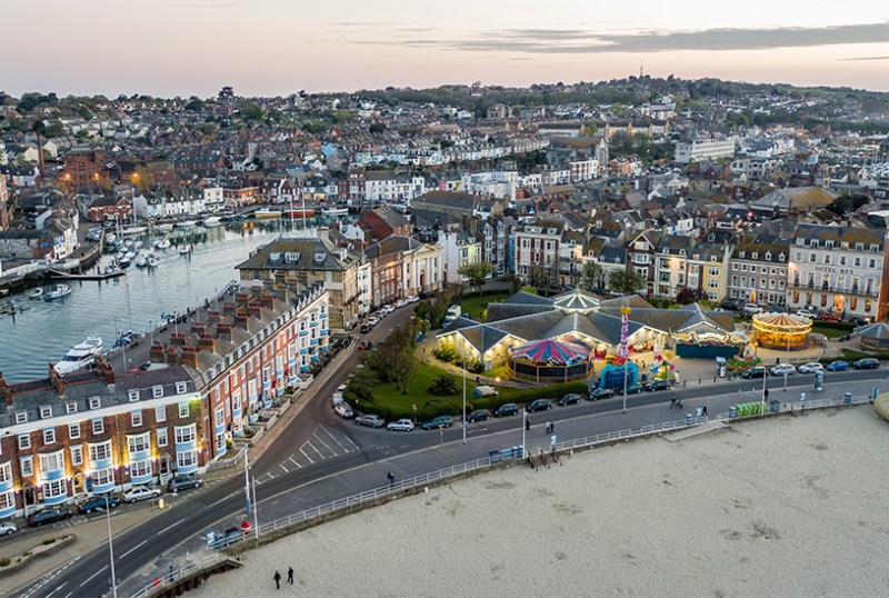 Weymouth harbour in Dorset