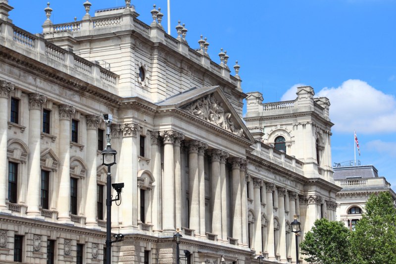 Exterior of HMRC building in London